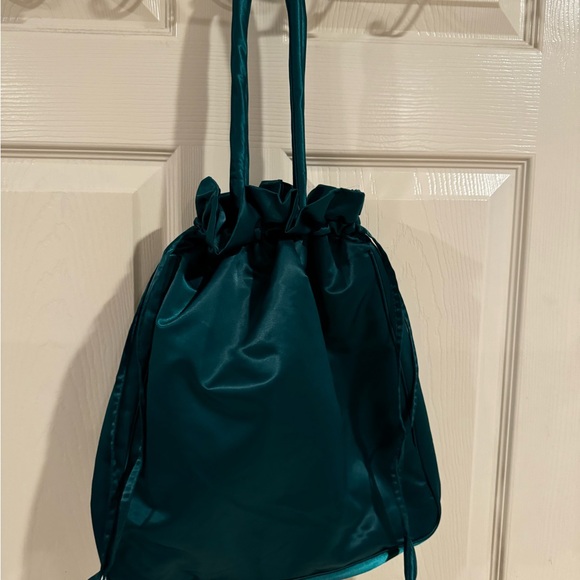 Floral Pettern Handbag, Women's Fashion Nylon Drawstring  Bag - Picture 9 of 10